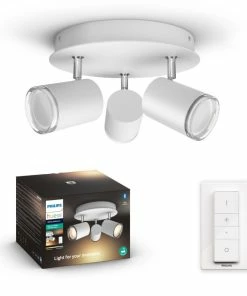 Philips Hue Adore Hue Plate/spiral Hvid 3x5W 230V - 929003056401