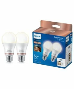 Philips Smart LED Dimmable - Standard E27 Pære 2-pak