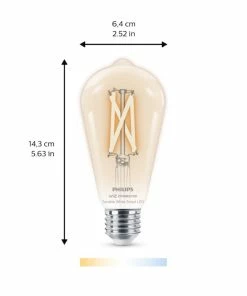 Indendørs Belysning Butik -Indendørs Belysning Butik philips smart led tunable white filament edison st64 e27 klar 1