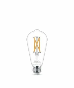 Philips Smart LED Tunable White - Filament Edison ST64 E27, Klar -Indendørs Belysning Butik philips smart led tunable white filament edison st64 e27 klar 13