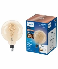 Philips Smart LED Tunable White - Filament Globe G200 E27, Klar