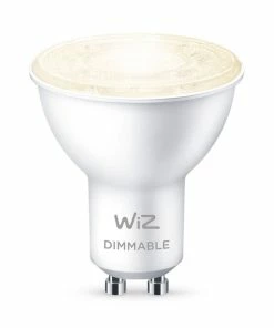 Indendørs Belysning Butik -Indendørs Belysning Butik wiz dimmable white spot gu10 1 paere 50w 220 240v 1