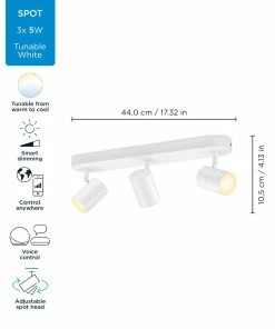 WiZ Imageo Spots 3x5W W 27-65K TW - Tunable White -Indendørs Belysning Butik wiz imageo spots 3x5w w 27 65k tw tunable white 9