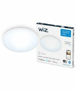 WiZ SuperSlim Loftlampe 14W W RD 27-65K TW - Tunable White