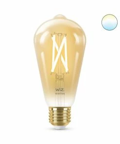 WiZ, Tunable White, Edison, E27, 1 Pære, Guld, 50W, 220-240V
