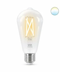 WiZ, Tunable White, Edison, E27, 1 Pære, Klar, 60W, 220-240V